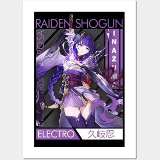 Raiden Shogun Posters and Art